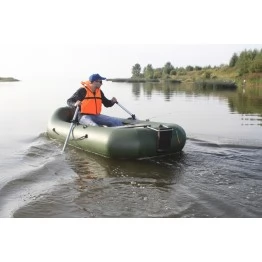 Надувная 2-местная ПВХ лодка Лидер Компакт 290